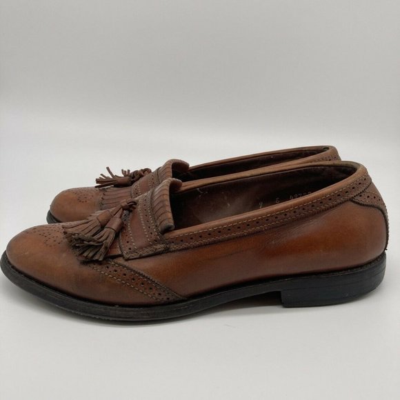 Allen Edmonds Bridgeton Mens Slip On Tassel Shoes - Picture 7 of 9